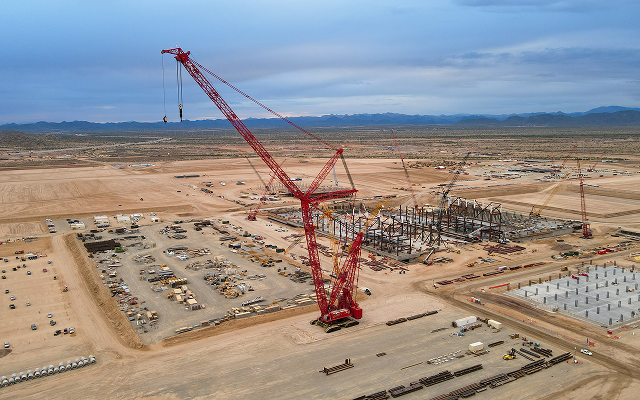 A semiconductor plant under construction in Peoria, Arizona – Peoria, cheap car insurance in Arizona